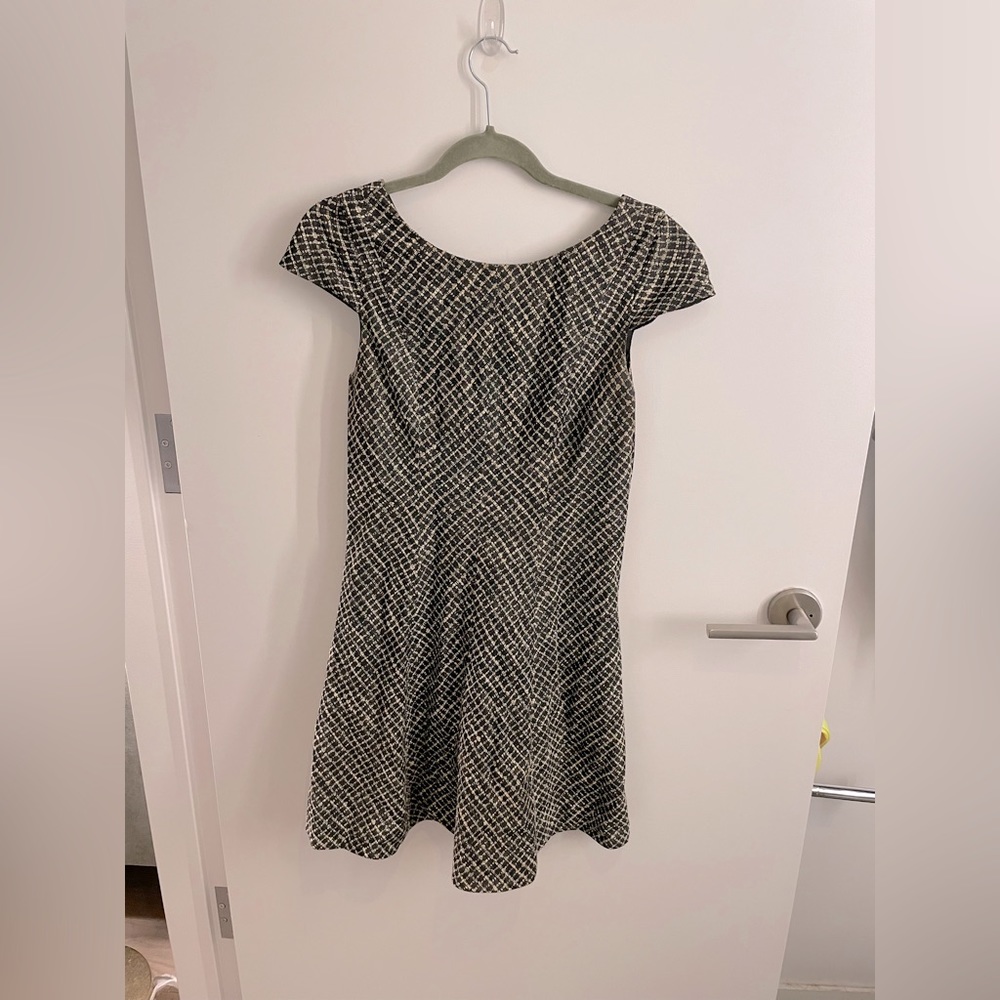 Shoshanna Metallic Tweed Dress Size 6
